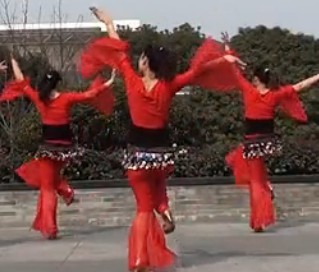 2013红红火火闹新年-正反面口令教学茉莉广场舞