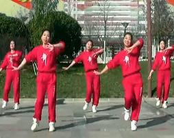 刘荣广场舞红红的中国 含动作分解教学 背面演