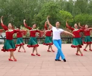 圣洁的西藏 糖豆广场舞课堂 20140421广场舞教