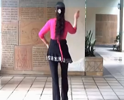 曾惠林舞蹈系列 吉祥背身动作演示广场舞视频